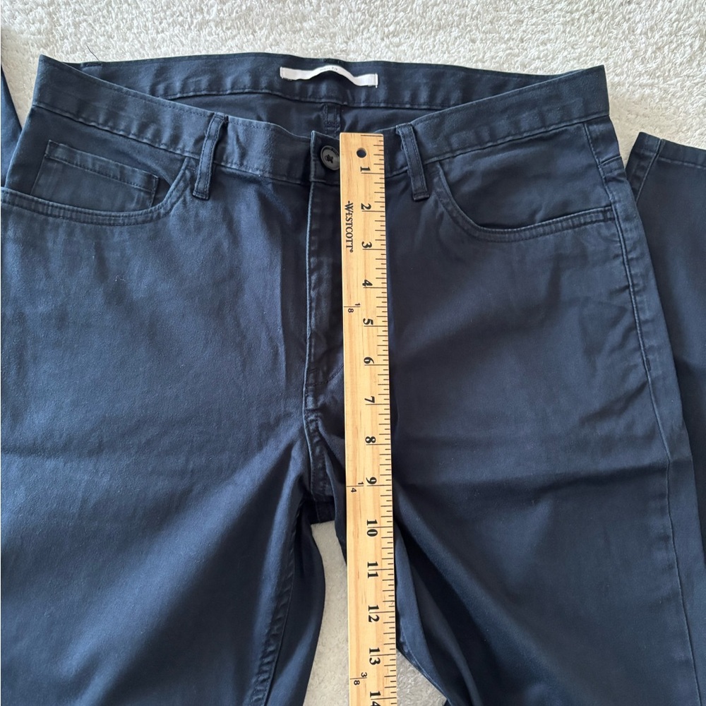 Calvin Klein dark blue Slim Fit Straight Leg Pants Size 32 L 30 - Picture 7 of 12